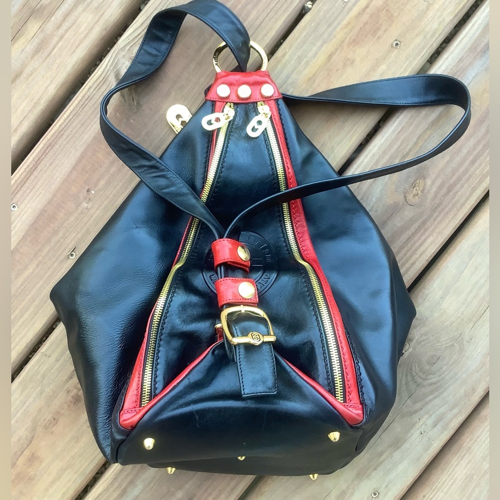 Nice Practical Genuine Leather Backpack/ Shoulder… - image 3